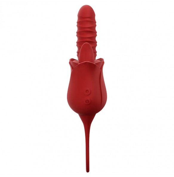 MizzZee - Kiss Tongue Vibrator (Chargeable - Red)